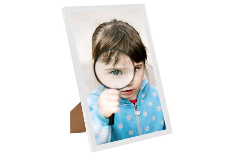 Fotorammekollasj for vegg eller bord 5 stk 13x18 cm MDF - Hvit - Innredning - Veggdekorasjon - Rammer