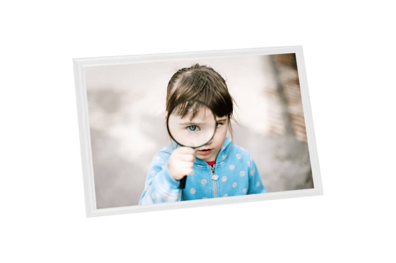 Fotorammekollasj for vegg eller bord 5 stk 21x29,7 cm MDF - Hvit - Innredning - Veggdekorasjon - Rammer