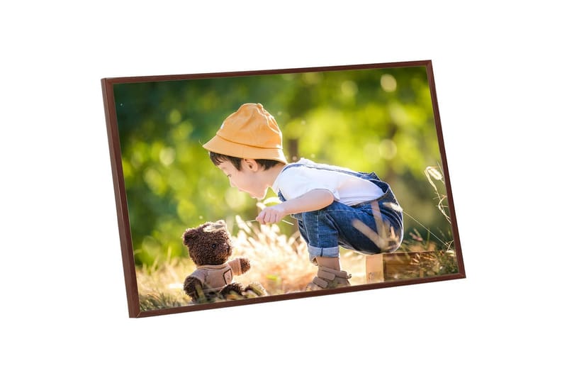 Fotorammekollasje 3 stk for vegg/bord 59,4x84 cm MDF bronse - Brun - Innredning - Veggdekorasjon - Rammer