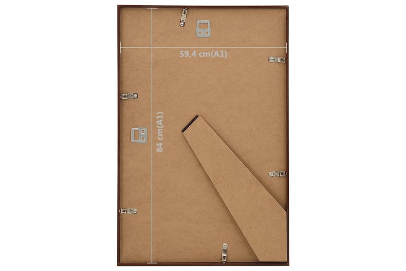 Fotorammekollasje 3 stk for vegg/bord 59,4x84 cm MDF bronse - Brun - Innredning - Veggdekorasjon - Rammer