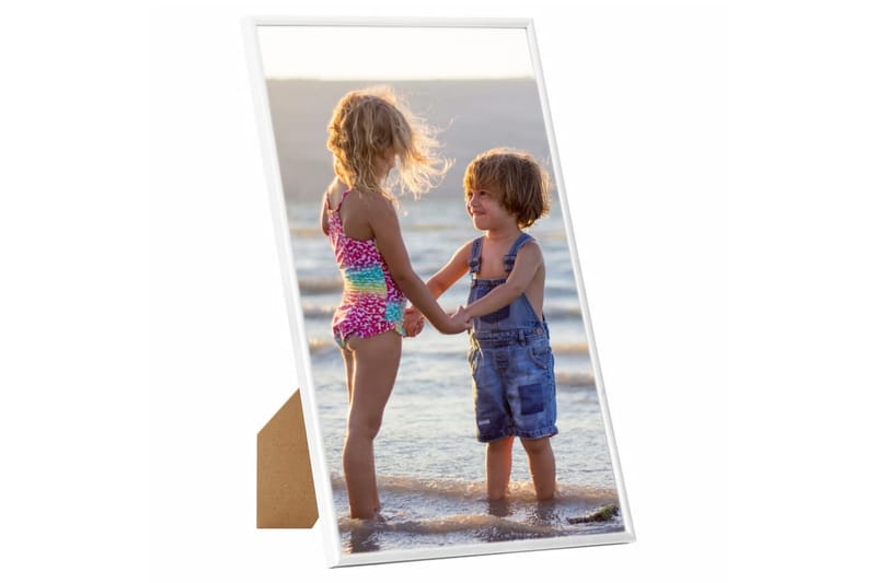 Fotorammekollasje for vegg eller bord 3 stk 10x15 cm MDF - Hvit - Innredning - Veggdekorasjon - Rammer