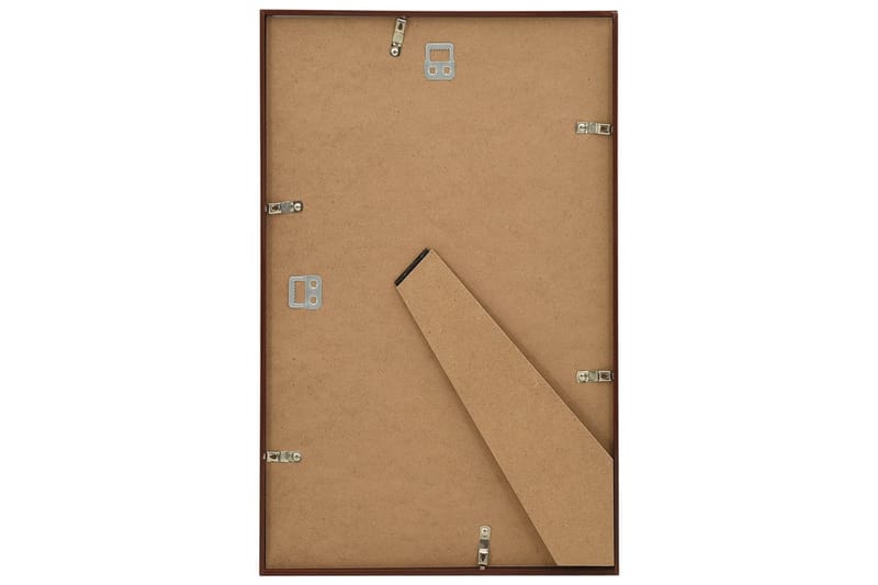 Fotorammekollasje for vegg eller bord 3 stk 13x18 cm MDF - Brun - Innredning - Veggdekorasjon - Rammer