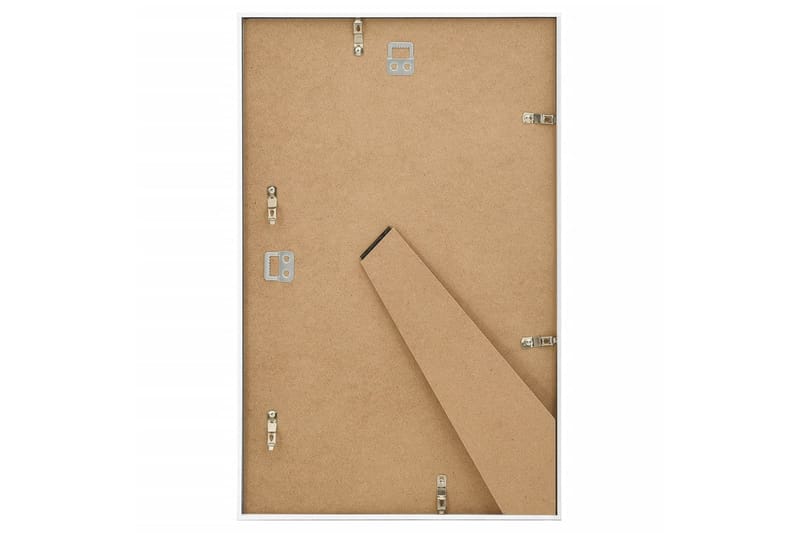 Fotorammekollasje for vegg eller bord 3 stk 13x18 cm MDF - Hvit - Innredning - Veggdekorasjon - Rammer