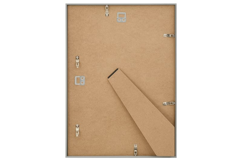Fotorammekollasje for vegg eller bord 3 stk 18x24 cm MDF - Silver - Innredning - Veggdekorasjon - Rammer