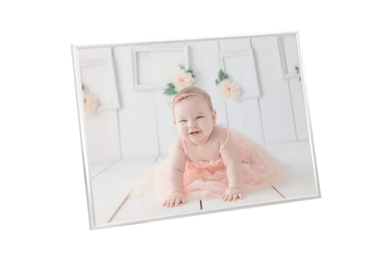 Fotorammekollasje for vegg eller bord 3 stk 18x24 cm MDF - Silver - Innredning - Veggdekorasjon - Rammer