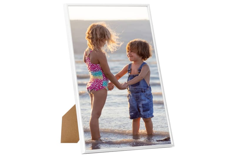 Fotorammekollasje for vegg eller bord 3 stk 21x29,7 cm MDF - Hvit - Innredning - Veggdekorasjon - Rammer