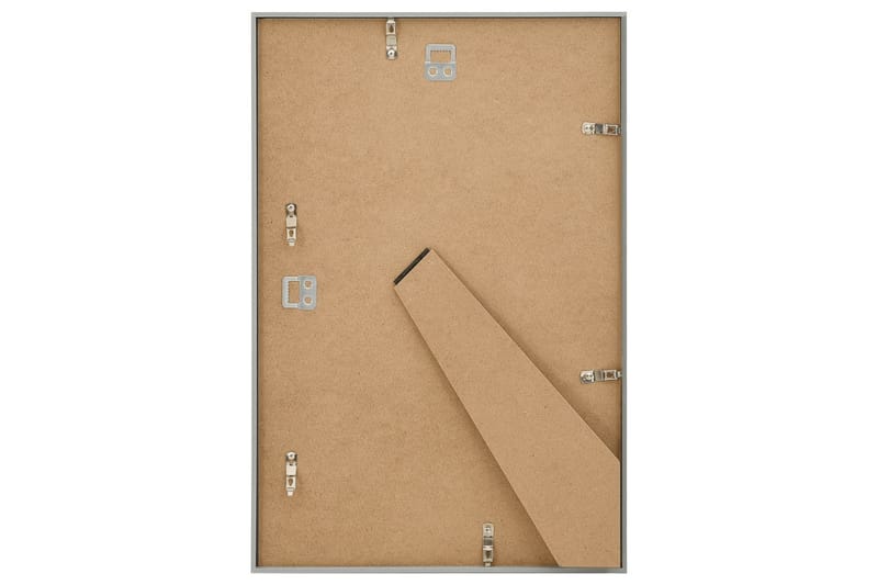 Fotorammekollasje for vegg eller bord 3 stk 21x29,7 cm MDF - Silver - Innredning - Veggdekorasjon - Rammer