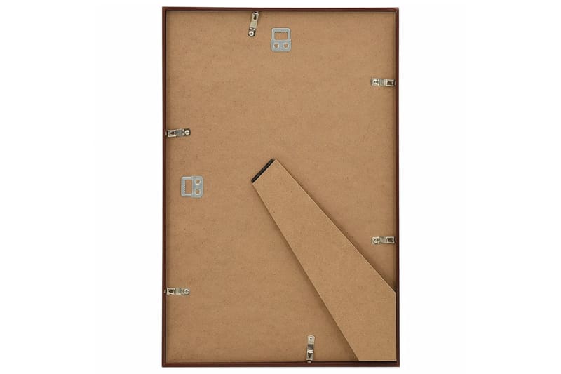 Fotorammekollasje for vegg eller bord 3 stk 70x90 cm MDF - Brun - Innredning - Veggdekorasjon - Rammer
