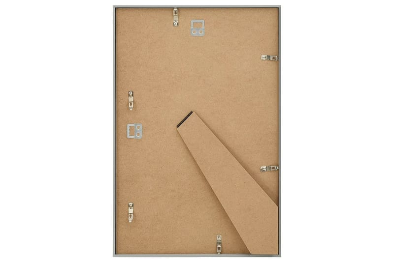 Fotorammekollasje for vegg eller bord 3 stk 70x90 cm MDF - Silver - Innredning - Veggdekorasjon - Rammer