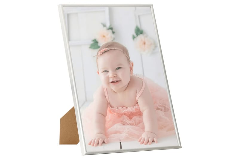 Fotorammekollasje for vegg eller bord 3 stk 70x90 cm MDF - Silver - Innredning - Veggdekorasjon - Rammer