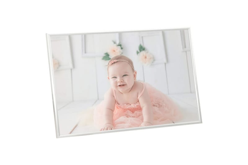 Fotorammekollasje for vegg eller bord 3 stk 70x90 cm MDF - Silver - Innredning - Veggdekorasjon - Rammer