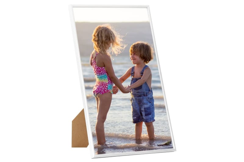 Fotorammekollasje for vegg eller bord 5 stk 13x18 cm MDF - Hvit - Innredning - Veggdekorasjon - Rammer