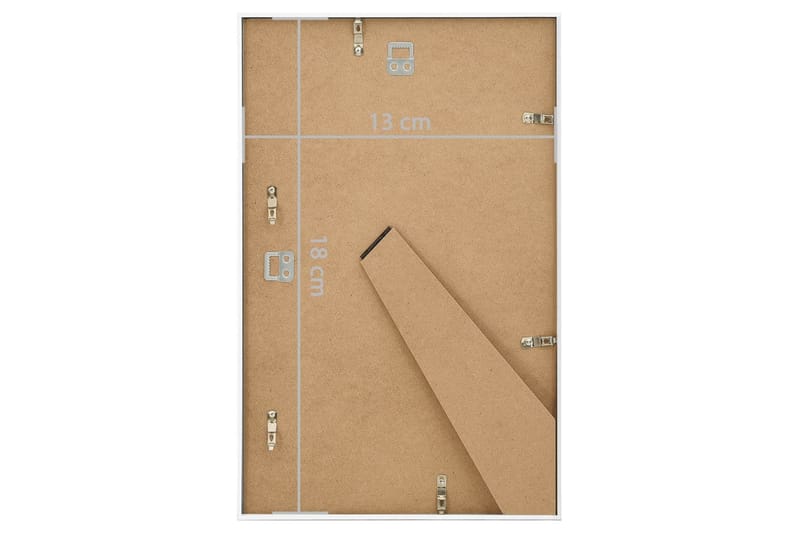 Fotorammekollasje for vegg eller bord 5 stk 13x18 cm MDF - Hvit - Innredning - Veggdekorasjon - Rammer