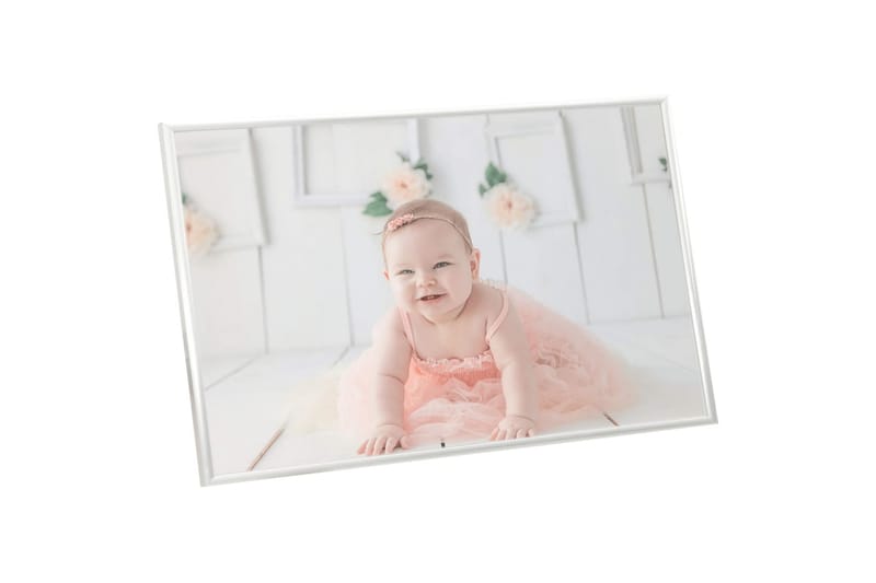 Fotorammekollasje for vegg eller bord 5 stk 13x18 cm MDF - Silver - Innredning - Veggdekorasjon - Rammer