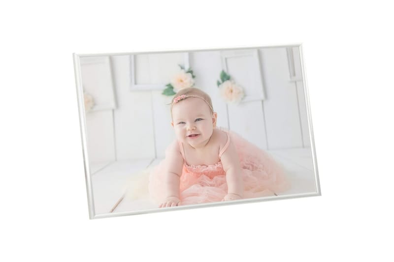 Fotorammekollasje for vegg eller bord 5 stk 59,4x84 cm sølv - Silver - Innredning - Veggdekorasjon - Rammer