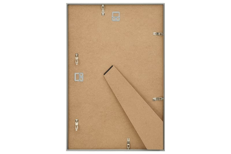 Fotorammekollasje for vegg eller bord 5 stk 59,4x84 cm sølv - Silver - Innredning - Veggdekorasjon - Rammer
