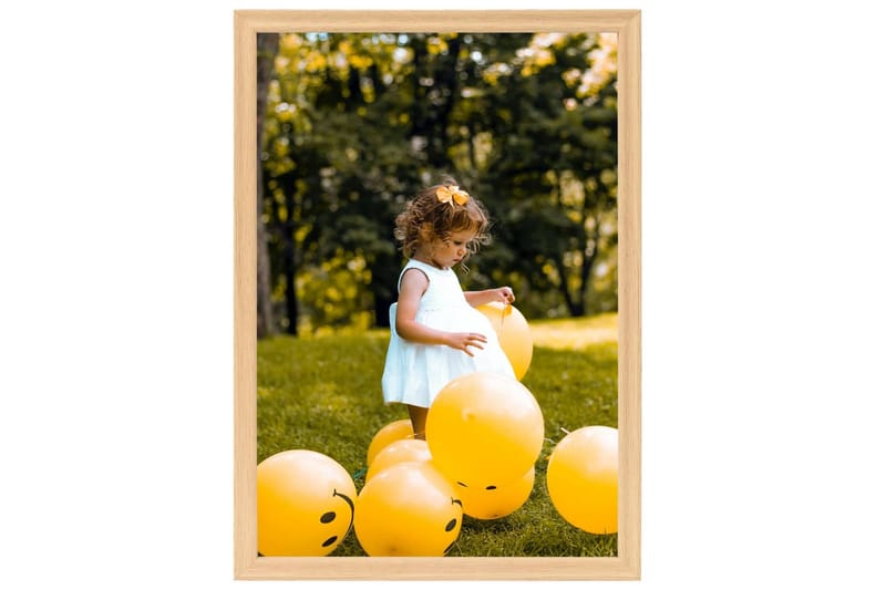 Fotorammekollasje for vegg eller bord 5 stk 70x90 cm - Brun - Innredning - Veggdekorasjon - Rammer