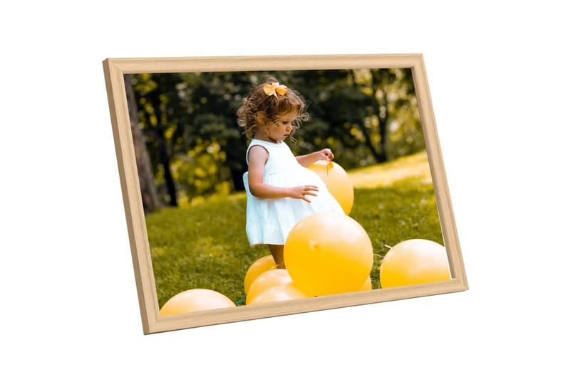Fotorammekollasje for vegg eller bord 5 stk 70x90 cm - Brun - Innredning - Veggdekorasjon - Rammer