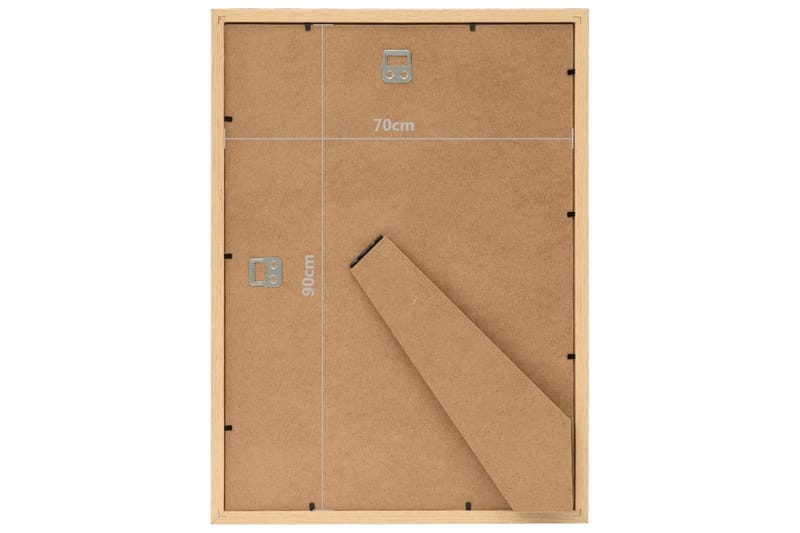Fotorammekollasje for vegg eller bord 5 stk 70x90 cm - Brun - Innredning - Veggdekorasjon - Rammer
