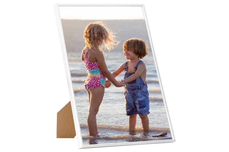 Fotorammekollasje for vegg eller bord 5 stk 70x90 cm MDF - Hvit - Innredning - Veggdekorasjon - Rammer