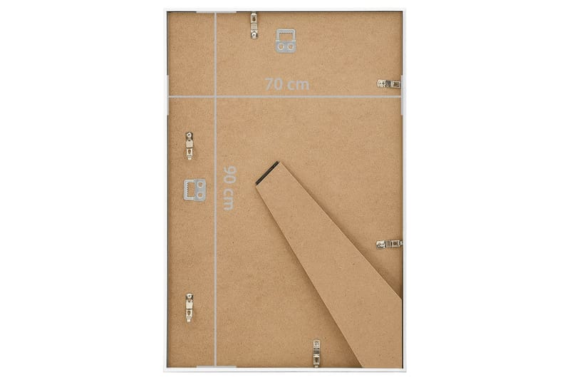 Fotorammekollasje for vegg eller bord 5 stk 70x90 cm MDF - Hvit - Innredning - Veggdekorasjon - Rammer