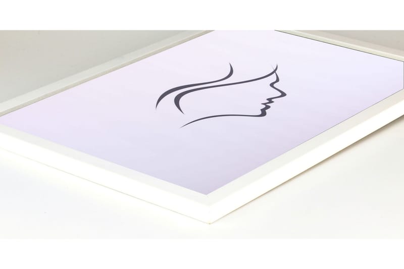 Galant Fotoramme 40x50 cm - Hvit/Plexiglass - Innredning - Veggdekorasjon - Rammer