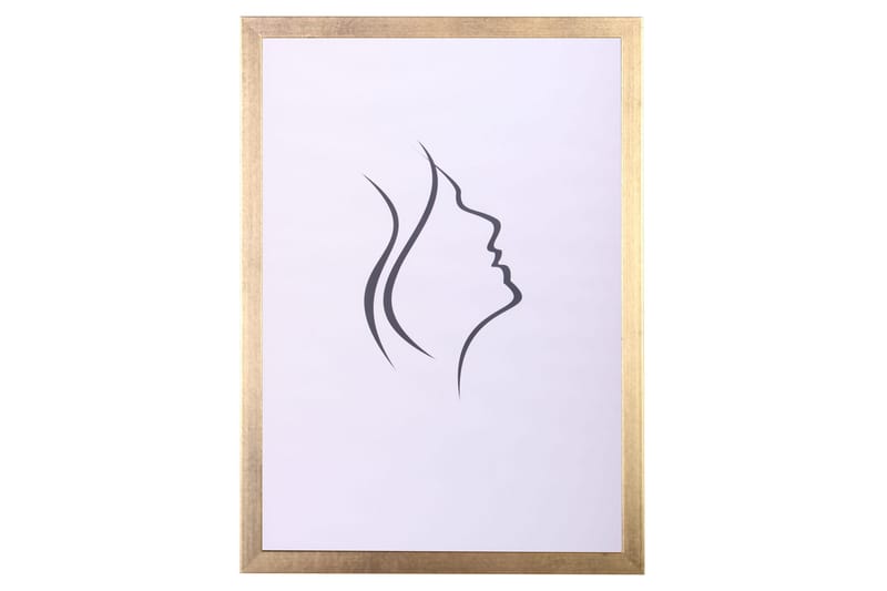 Galant Fotoramme 50x70 cm - Gull/Plexiglass - Innredning - Veggdekorasjon - Rammer