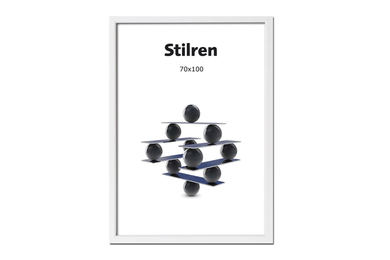 Ramme Stilren Hvit - 70x100 cm - Innredning - Veggdekorasjon - Rammer