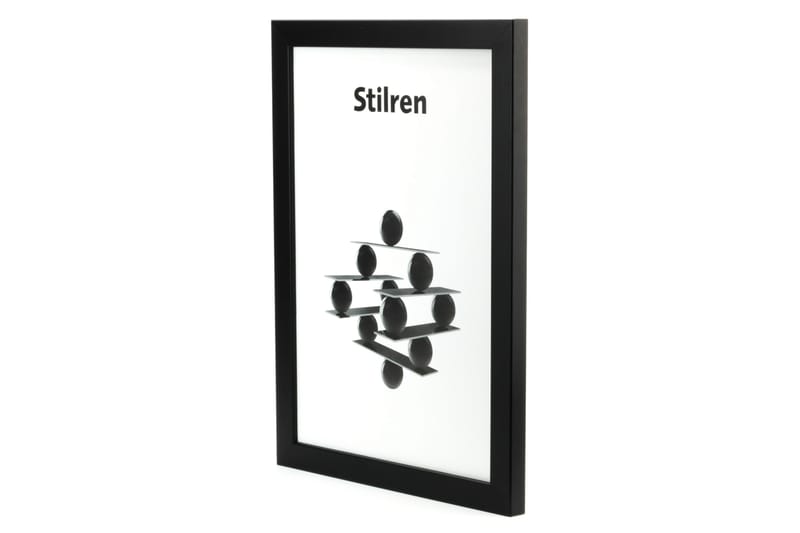 Stilren Fotoramme 50x70 cm - Svart/Plexiglass - Fotoramme - Ramme poster