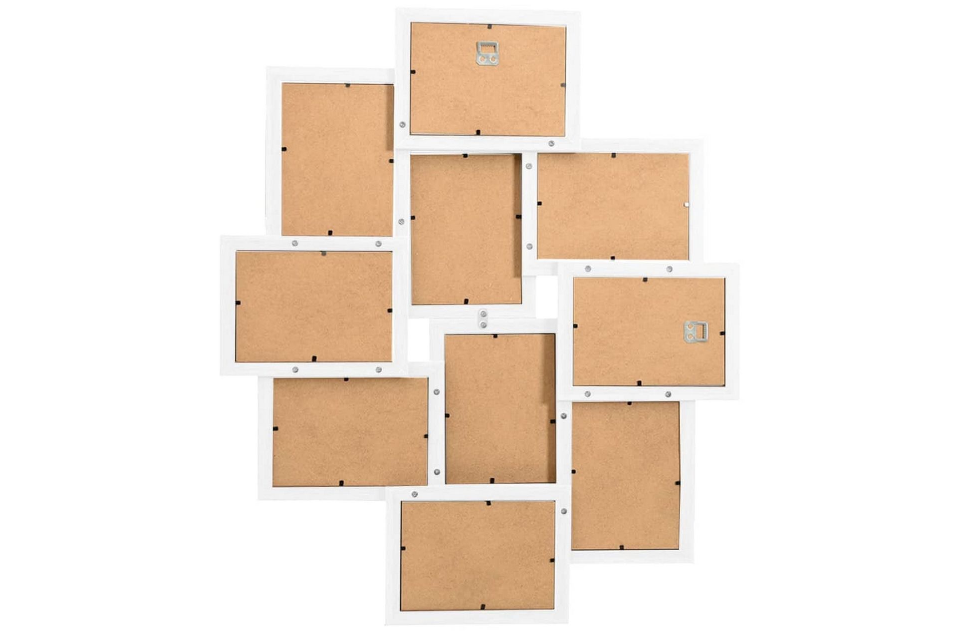 Fotorammekollasj for 10x(10x15 cm) bilde MDF - Hvit - Innredning - Veggdekorasjon - Rammer