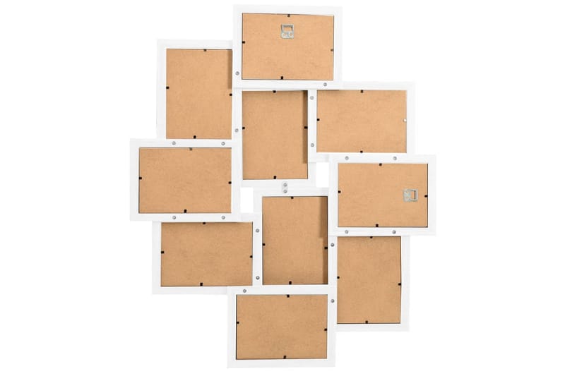 Fotorammekollasj for 10x(13x18 cm) bilde MDF - Hvit - Innredning - Veggdekorasjon - Rammer