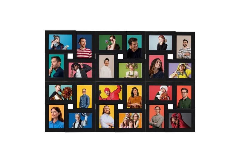Fotorammekollasj for 24x(10x15 cm) bilde MDF - Svart - Innredning - Veggdekorasjon - Rammer