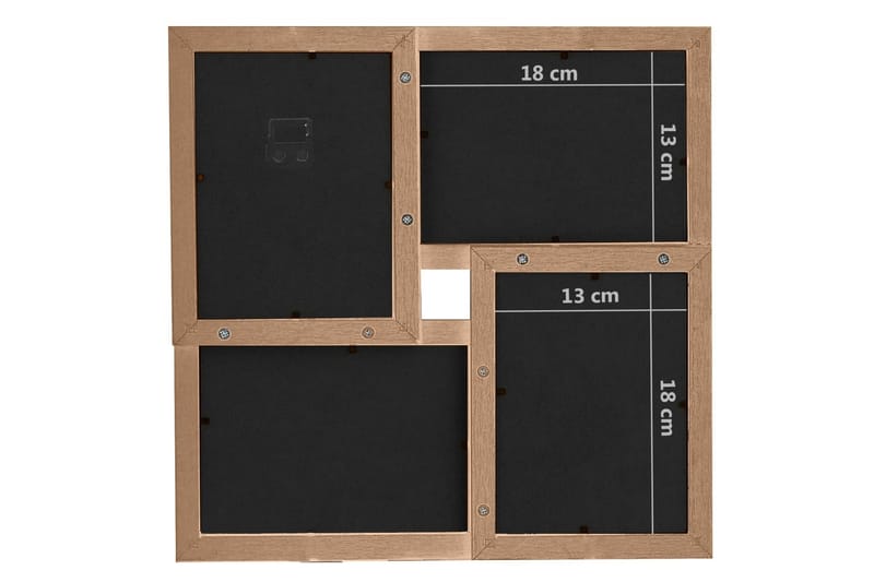 Fotorammekollasj for 24x(13x18 cm) bilde MDF - Brun - Innredning - Veggdekorasjon - Rammer