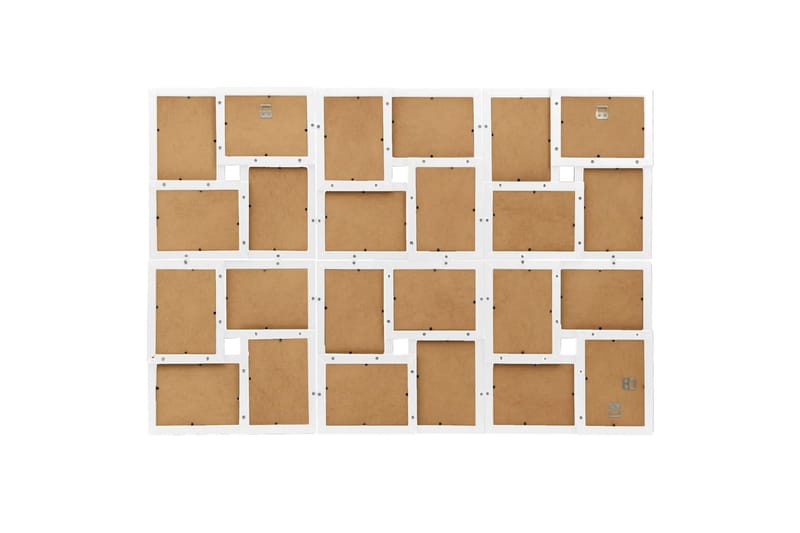 Fotorammekollasj for 24x(13x18 cm) bilde MDF - Hvit - Innredning - Veggdekorasjon - Rammer