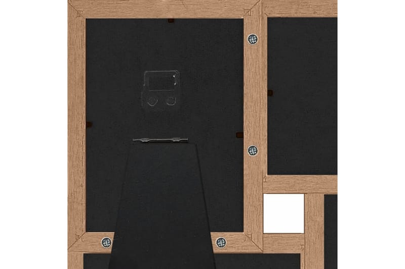 Fotorammekollasj for 4x(10x15 cm) bilde MDF - Brun - Innredning - Veggdekorasjon - Rammer