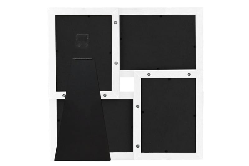 Fotorammekollasj for 4x(10x15 cm) bilde MDF - Hvit - Innredning - Veggdekorasjon - Rammer