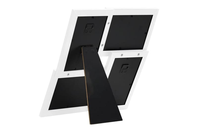 Fotorammekollasj for 4x(10x15 cm) bilde MDF - Hvit - Innredning - Veggdekorasjon - Rammer
