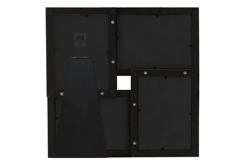 Fotorammekollasj for 4x(10x15 cm) bilde MDF - Svart - Innredning - Veggdekorasjon - Rammer