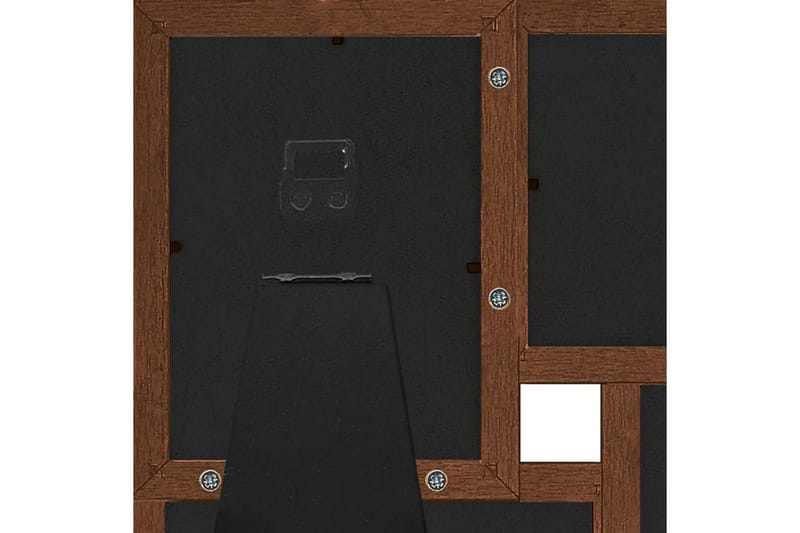 Fotorammekollasj for 4x(13x18 cm) bilde MDF - Brun - Innredning - Veggdekorasjon - Rammer