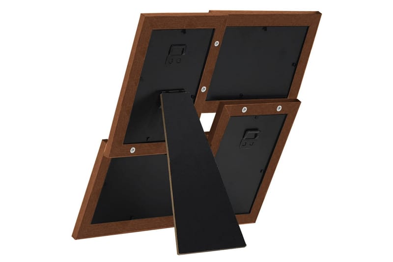 Fotorammekollasj for 4x(13x18 cm) bilde MDF - Brun - Innredning - Veggdekorasjon - Rammer