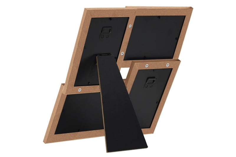 Fotorammekollasj for 4x(13x18 cm) bilde MDF - Brun - Innredning - Veggdekorasjon - Rammer