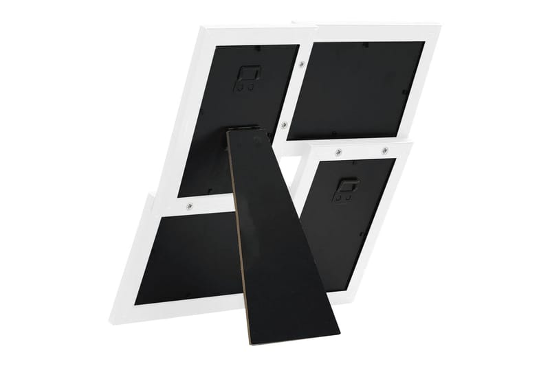 Fotorammekollasj for 4x(13x18 cm) bilde MDF - Hvit - Innredning - Veggdekorasjon - Rammer
