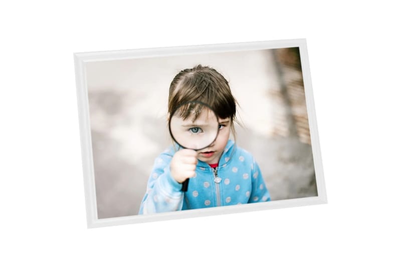 Fotorammekollasj for vegg eller bord 3 stk 15x21 cm MDF - Hvit - Innredning - Veggdekorasjon - Rammer