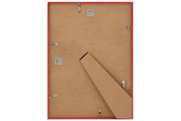 Fotorammekollasje for vegg eller bord 5 stk rød 70x90 cm MDF - Rød - Innredning - Veggdekorasjon - Rammer