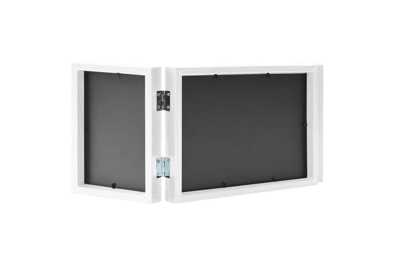 Trefoldig fotorammekollasj 22x15 cm+2x(10x15 cm) - Hvit - Innredning - Veggdekorasjon - Rammer