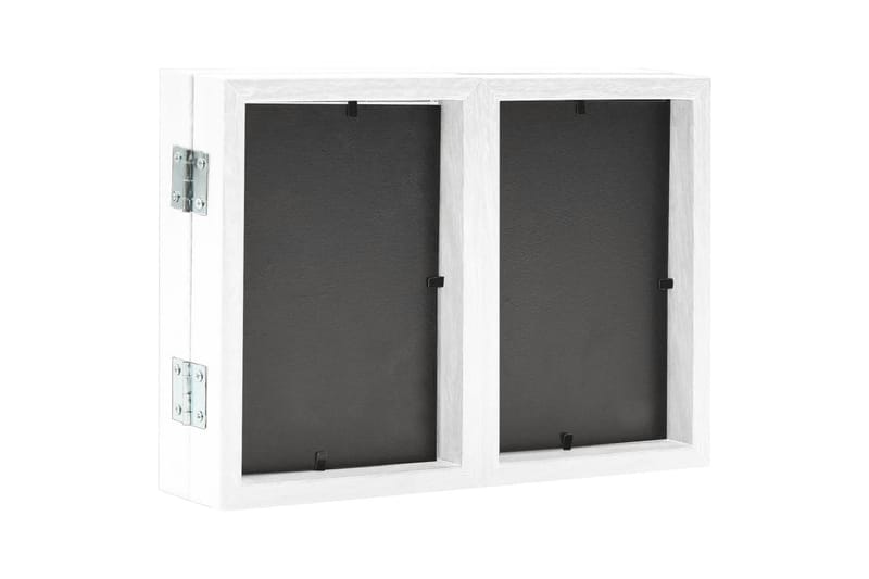 Trefoldig fotorammekollasj 22x15 cm+2x(10x15 cm) - Hvit - Innredning - Veggdekorasjon - Rammer