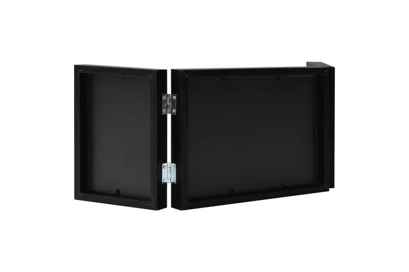 Trefoldig fotorammekollasj 22x15 cm+2x(10x15 cm) - Svart - Innredning - Veggdekorasjon - Rammer