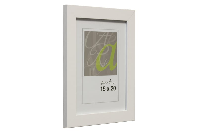 Trendline Bilderamme MDF 15x20 cm, Hvit