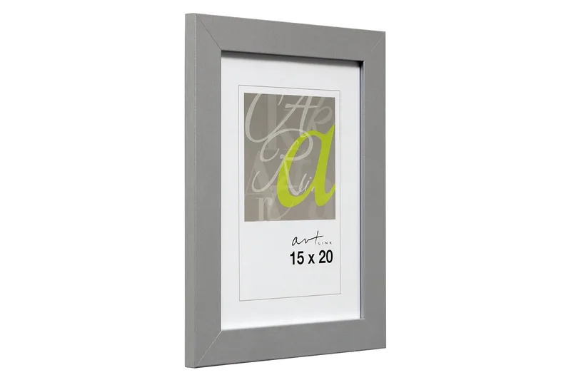 Trendline Bilderamme MDF 15x20 cm, Sølv