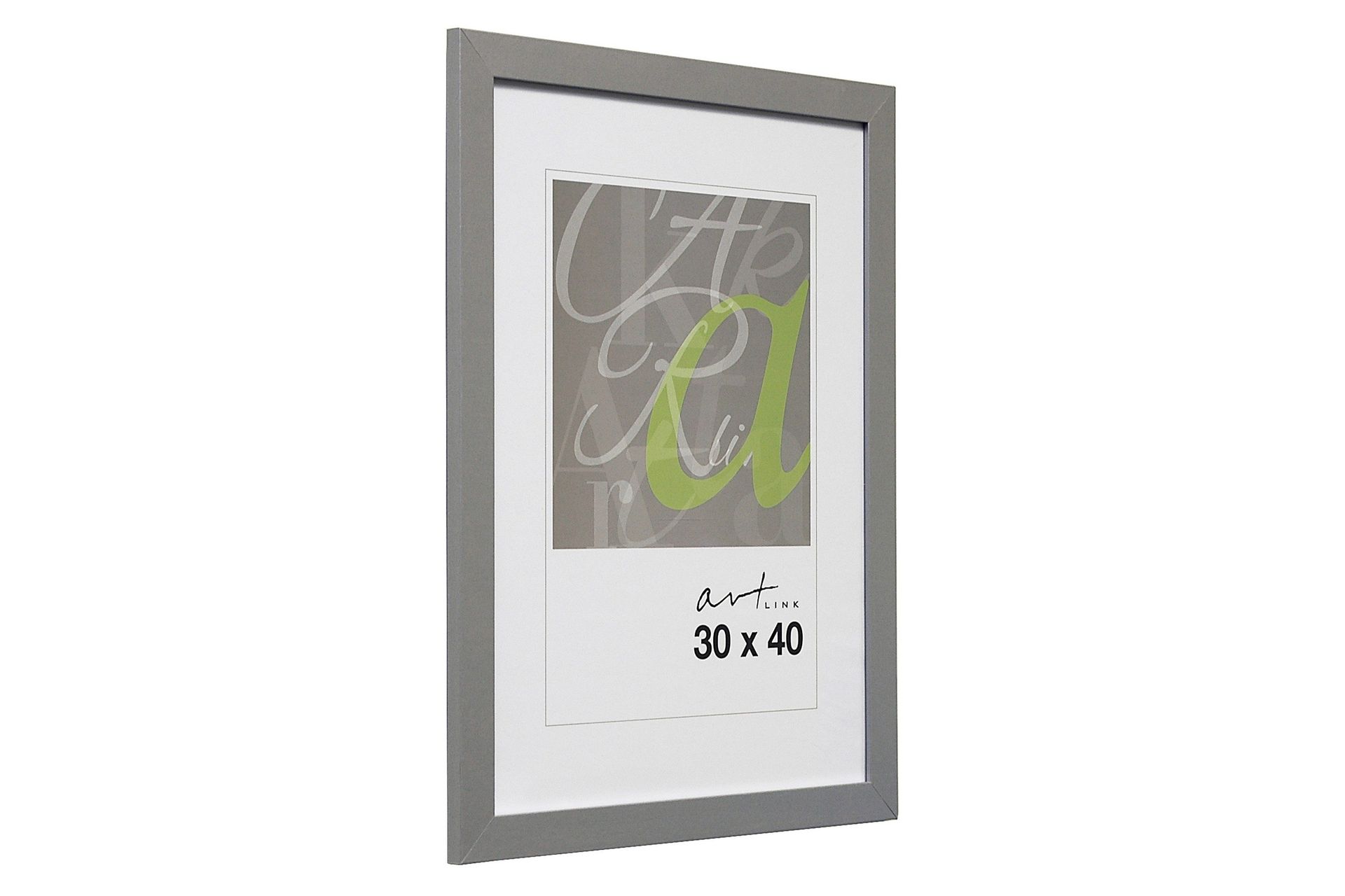 Trendline Bilderamme MDF 30x40 cm - Sølv